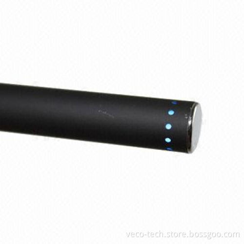 E-cigarette Rechargeable Battery for eGo, with 650mAh apacity and 5pcs LED show power capacity left